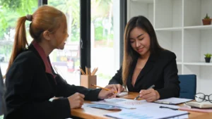 women working together on apprenticeship solutions